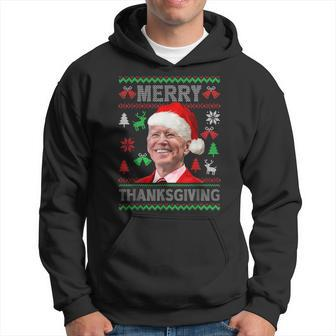 Santa Joe Biden Happy Easter Ugly Christmas V35 Men Hoodie Graphic Print Hooded Sweatshirt - Seseable