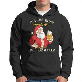 Santa Wonderful Times Für Ein Bier Hoodie - Seseable