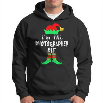 Santas Favorite Photographer Im The Photographer Elf Gift Men Hoodie Graphic Print Hooded Sweatshirt - Seseable