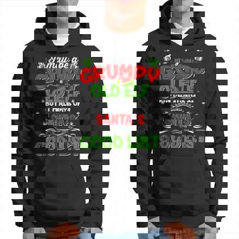 Santas Grumpy Old Elf Funny Christmas For Men Women Hoodie - Thegiftio