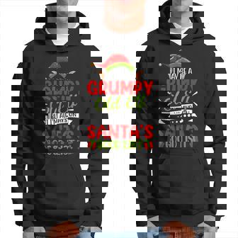 Santas Grumpy Old Elf Funny Christmas For Men Women Hoodie - Thegiftio