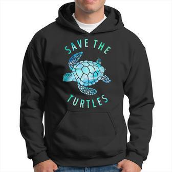 Save The Turtles Sea Turtle Tie Dye Ocean Wildlife Earth Day Hoodie - Thegiftio UK