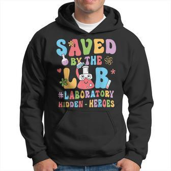 Saved By The Lab Groovy Lab Week Medical Laboratory Tech Hoodie | Mazezy