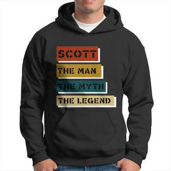 Scott The Man The Myth The Legend Hoodie - Monsterry