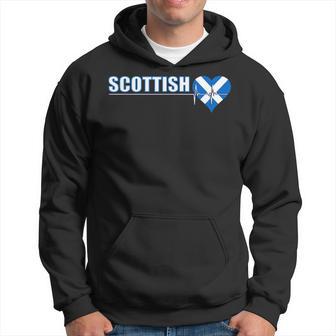 Scottish Culture Family Roots Heartbeat Scotland Citizen Men Hoodie Graphic Print Hooded Sweatshirt - Seseable