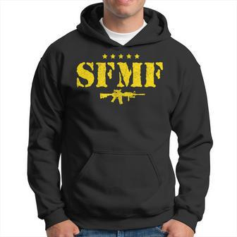 Sfmf Military Veteran Sayings Quote American Soldier Gift Men Hoodie Graphic Print Hooded Sweatshirt - Seseable