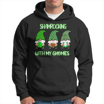 Shamrocking With My Gnomies St Patricks Day Hoodie - Seseable