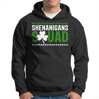 Shenanigans Squad Matching St Patricks Day Irish Leaf Hoodie - Thegiftio UK
