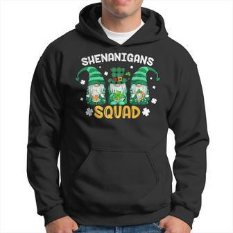 Shenanigans Squad St Patricks Day Gnomes Green Proud Irish Hoodie - Thegiftio UK