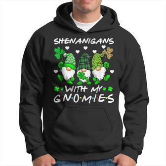 Shenanigans With My Gnomies Shamrock Happy St Patricks Day Hoodie | Mazezy UK
