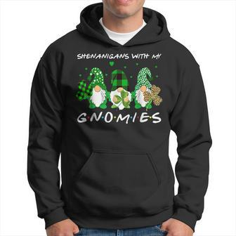 Shenanigans With My Gnomies St Patricks Day Gnome Shamrock Hoodie - Seseable
