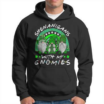 Shenanigans With My Gnomies St Patricks Day Gnome Shamrock Hoodie - Thegiftio