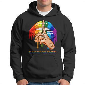 Silence The Hate Day Of Silence Let Lgbt Signal Hoodie | Mazezy