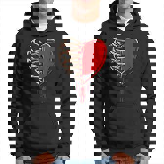 Skeleton Bloody Heart Valentine´S Day Broken Heart Men Hoodie - Thegiftio UK