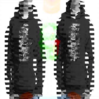 Skeleton Holding Heart Creepy Dark Toxic Love Hoodie | Mazezy