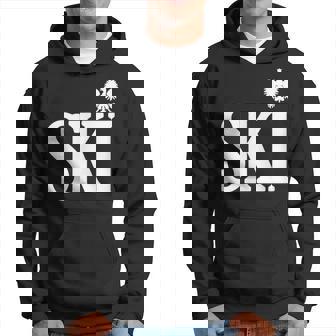 Ski Polish Surnames Ending Polish Eagle Dyngus Day Hoodie | Mazezy