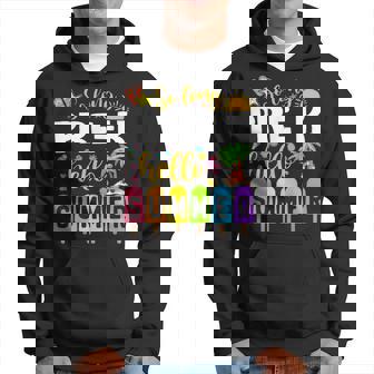 So Long Pre-K Hello Summer Popsicle Ice Cream Vacation Hoodie - Thegiftio UK