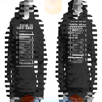 Sober Dad Recovery Nutritional Value Addiction Celebration Hoodie - Thegiftio