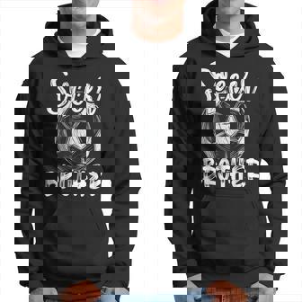 Soccer Brother Men Family Matching Team Player Soccer Ball Hoodie | Mazezy