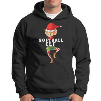 Softball Elf Kostüm Weihnachten Urlaub Passend Lustig Hoodie - Seseable