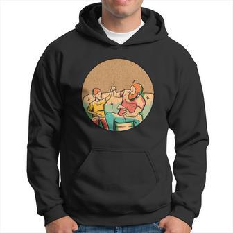 Son And Dad Gamer Hoodie - Monsterry
