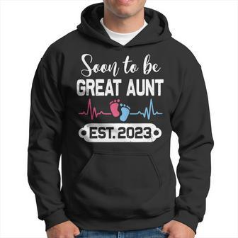 Soon To Be Great Aunt 2023 Mothers Day First Time Great Aunt Hoodie | Mazezy DE