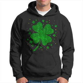 Sparkle Clover Irish For St Patricks & Pattys Day V3 Hoodie | Mazezy