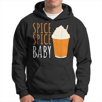 Spice Spice Baby Nice Cute Fall Autumn Pumpkin Spice Men Hoodie Graphic Print Hooded Sweatshirt - Seseable