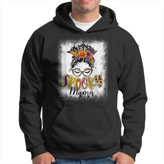 Spooky Mama Halloween Skull Witchy Mama Witch Mom Spooky Men Hoodie - Thegiftio
