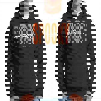 Spooky Season Fall Pumpkin Halloween Teacher Student Men Hoodie - Thegiftio UK