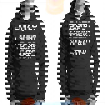 Squats I Thought You Said Shots Funny Workout Gym Hoodie - Seseable