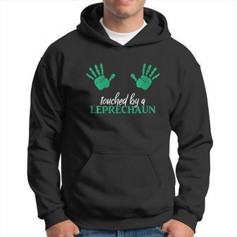 St Patricks Day Clothing For Women Touched By A Leprechaun Men Hoodie - Thegiftio UK