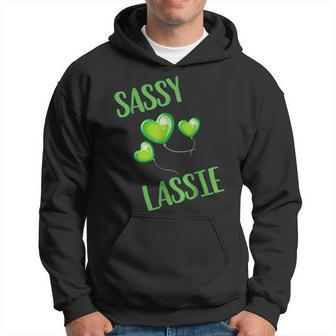 St Patricks Day Sassy Lassie Hoodie - Seseable