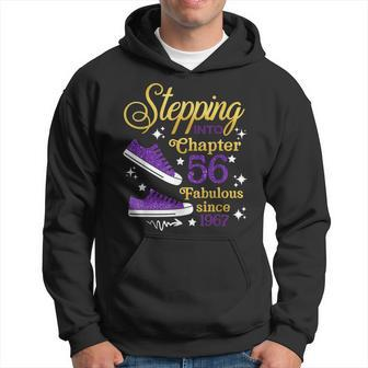 Stepping Into Chapter 56 Fabulous Since 1967 56Th Birthday Hoodie | Mazezy