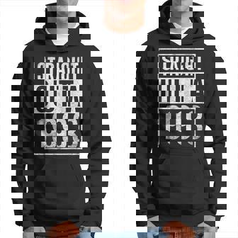 Straight Outta 1993 Year Of Birth Birthday Hoodie | Mazezy