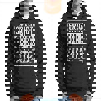 Straight Outta 2002 Year Of Birth Birthday Hoodie | Mazezy