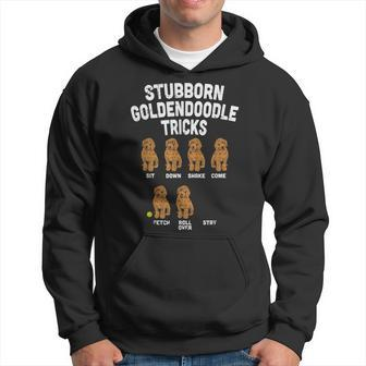 Stubborn Goldendoodle Tricks Funny Dog Trainer Mom Dad Gift Hoodie | Mazezy