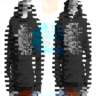 Sunflower Puzzle In April We Wear Blue Autism Awareness  Hoodie