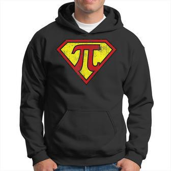 Super Pi Funny Pi Day Superhero Math Nerd Joke 314 Hoodie | Mazezy