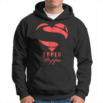 Super Poppa Superhero T Gift Mother Father Day Hoodie | Mazezy