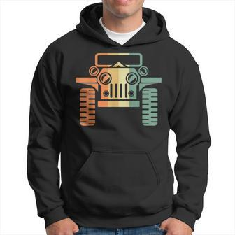 Suv Offroader Offroad Vintage Vehicle Military I Gift Idea Hoodie | Mazezy