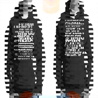 Swimming Instructor Gift For Funny Swim Coach Men Hoodie Graphic Print Hooded Sweatshirt - Thegiftio UK