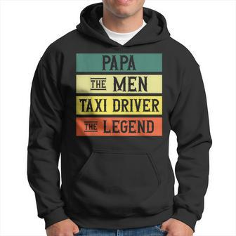 Taxifahrer Taxifahrer Retro Dad Papa Legend Hoodie - Seseable