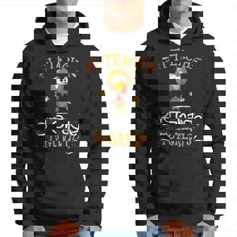 Teacher Thanksgiving I Teach Third Grade Turkeys Men Hoodie - Thegiftio