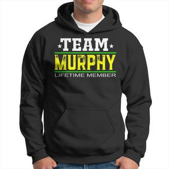 Team Murphy Lifetime Member Surname Last Name Tree Reunion Men Hoodie Graphic Print Hooded Sweatshirt - Seseable