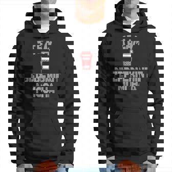 Team Peppermint Mocha Coffee Christmas Drink Funny Men Hoodie Graphic Print Hooded Sweatshirt - Thegiftio