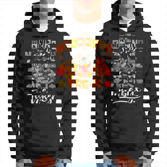 Thankful For My Pre K Turkeys Pre K Teacher Thanksgiving Men Hoodie - Thegiftio