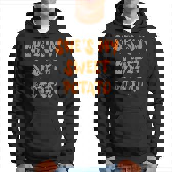Thanksgiving Matching Couple My Sweet Potato I Yam Set Men Hoodie - Thegiftio