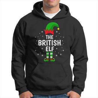 The British Elf Family Matching Group Idea Funny Christmas Men Hoodie Graphic Print Hooded Sweatshirt - Seseable