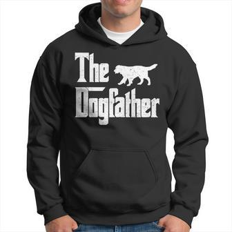 The Dogfather Shirt Dad Dog Men Funny Fathers Day Hoodie | Mazezy